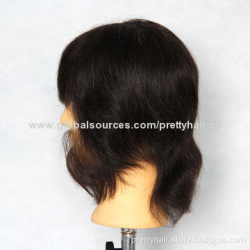 Male wig training heads